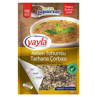 Yayla Tarhana & Flaxseed Soup Mix (Pratik Çorba Keten Tohumlu Tarhana Çorbası) 120g