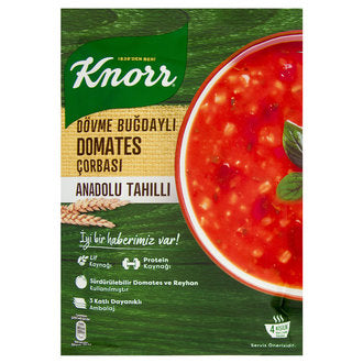 Knorr Tomato Soup Mix with Pounded Wheat (Dövme Buğdaylı Domates Çorbası) 95g