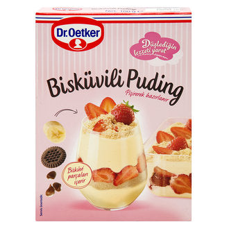 Dr. Oetker Biscuit Pudding Mix (Bisküvili Puding Toz Karışım) 100g