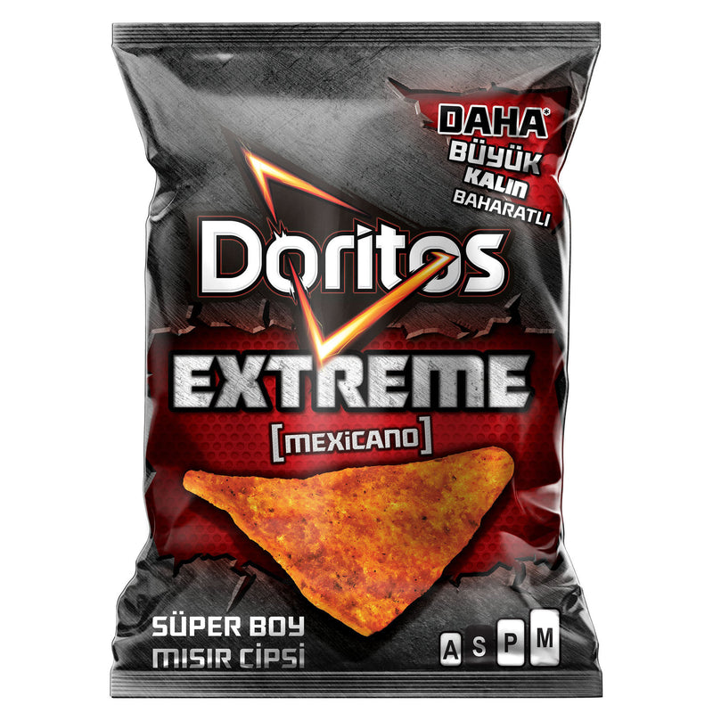 Doritos Extreme Mexicano Corn Chips Super Size (Mısır Cipsi Süper Boy) 113g