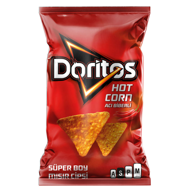 Doritos Hot Corn Chips Super Size (Mısır Cipsi Süper Boy) 113g