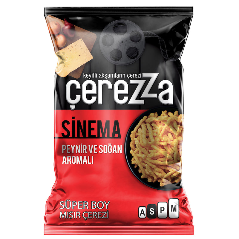 Çerezza Cinema Cheese and Onion Chips Super Size (Sinema Peynir & Soğan Süper Boy) 117g