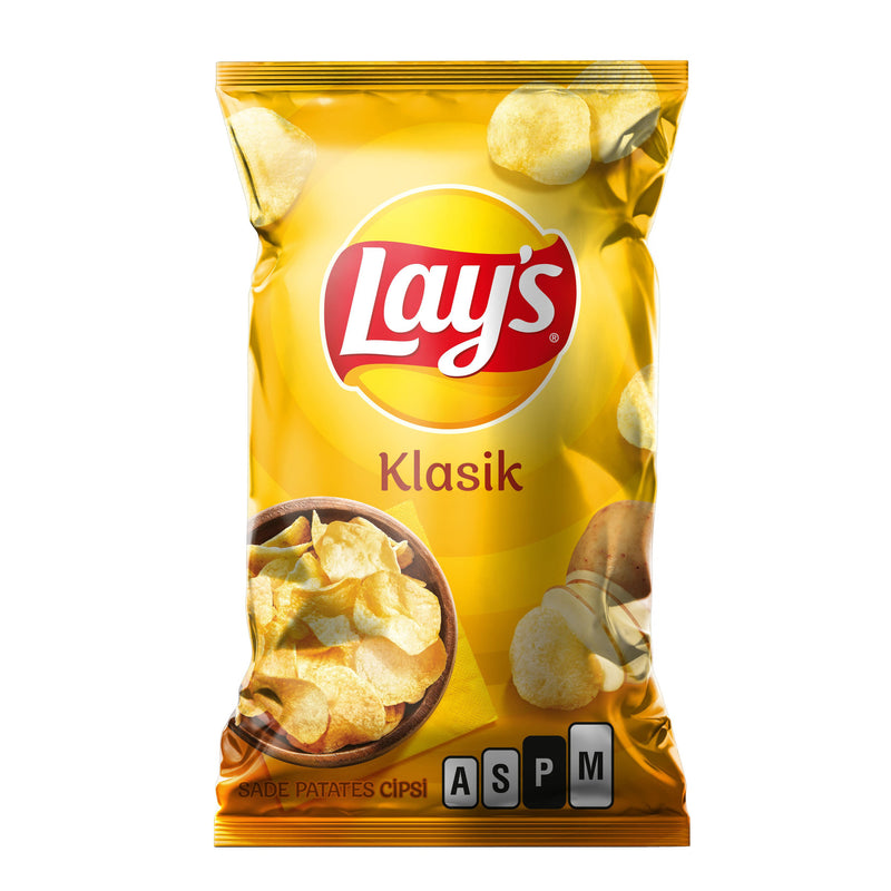 Lay's Classic Potato Chips, Party Size (Klasik Patates Cipsi Parti Boy) 150g
