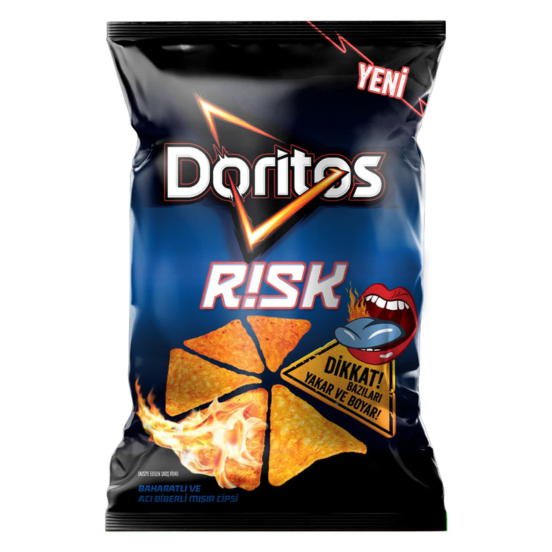 Doritos Risk Spicy and Hot Corn Chips (Baharatlı ve Acılı) 113g
