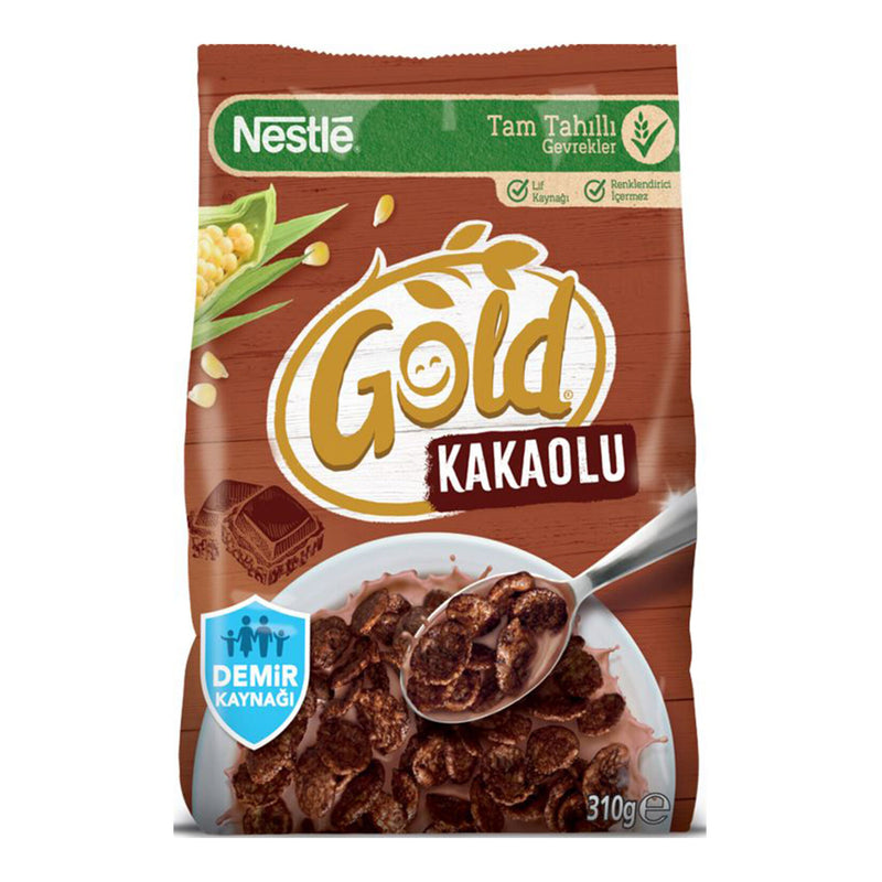 Nestle Gold Corn Flakes Cocoa (Mısır Gevreği Kakaolu) 310 g