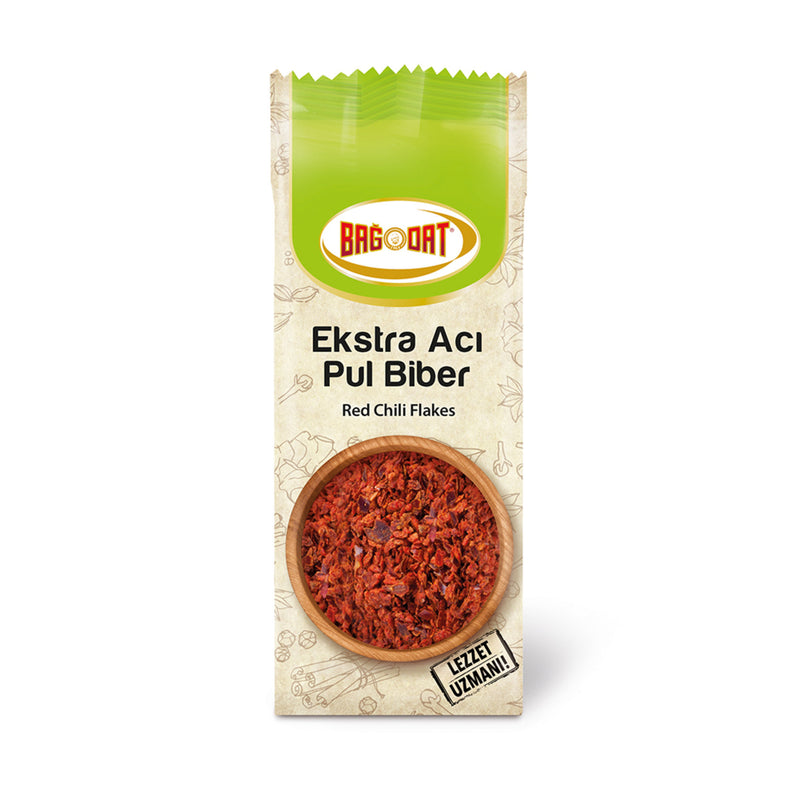 Bağdat Extra Hot Red Chili Flakes (Ekstra Acı Pul Biber) 80g