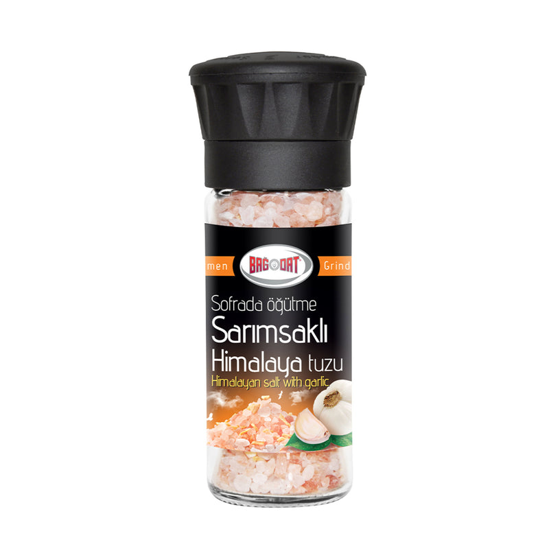 Bağdat Himalayan Salt with Garlic (Sarımsaklı Himalaya Tuzu Değirmen) 110g