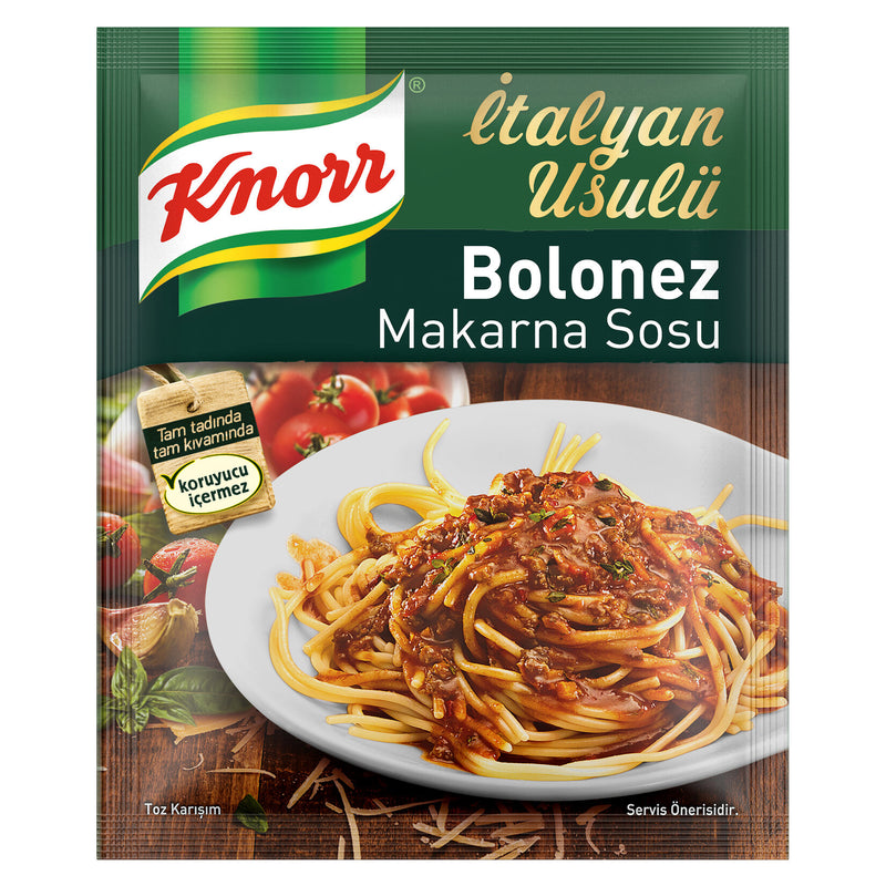 Knorr Bolognese Pasta Sauce (Domatesli Bolonez Makarna Sosu) 40g