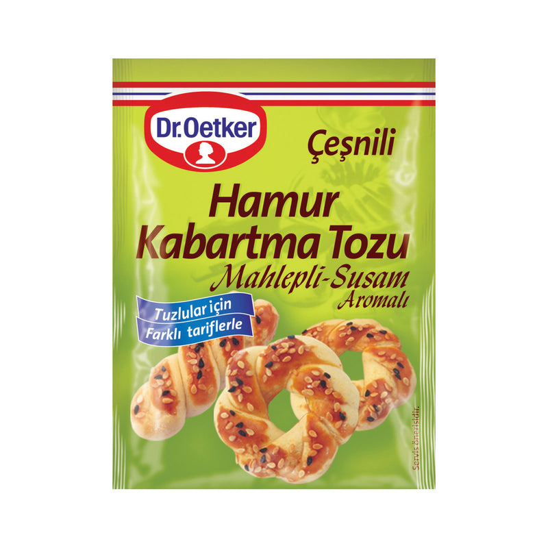 Dr. Oetker Mahleb-Sesame Seasoned Baking Powder (Hamur Kabartma Tozu Çeşnili) 2ad/pcs