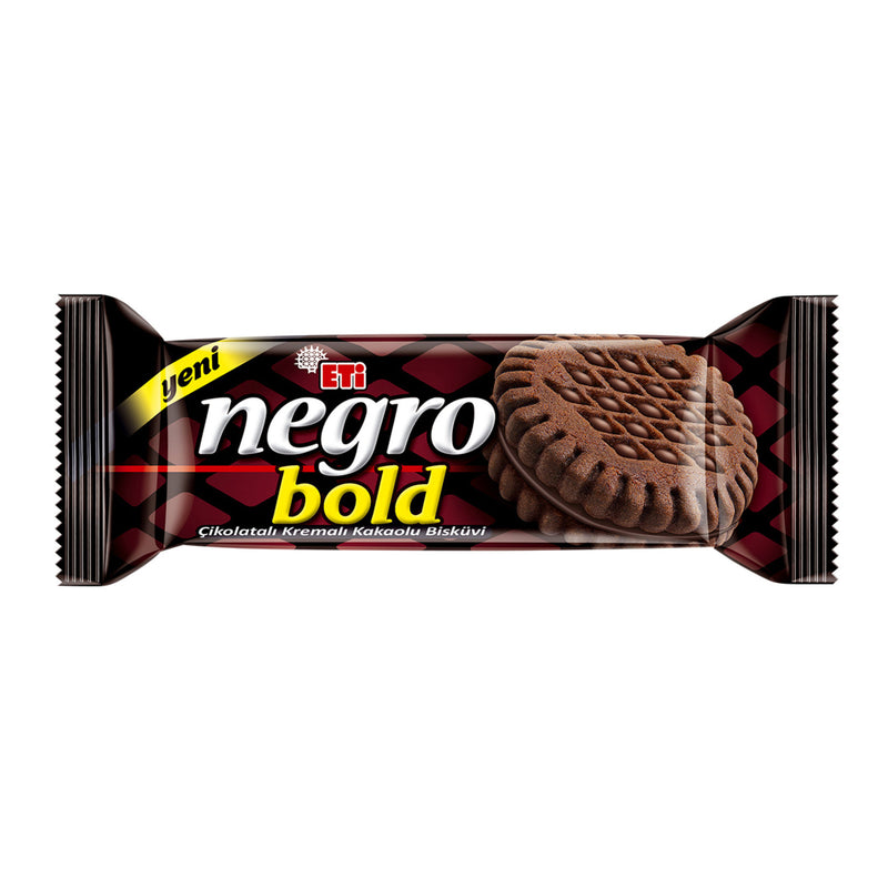 Eti Negro Bold Chocolate Cream Biscuit (Çikolata Kremalı) 120g