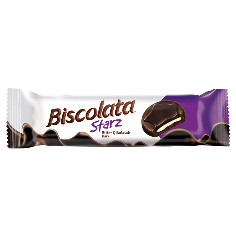 Biscolata Starz Dark Chocolate Biscuit (Bitter Çikolata Kakaolu Bisküvi) 82g