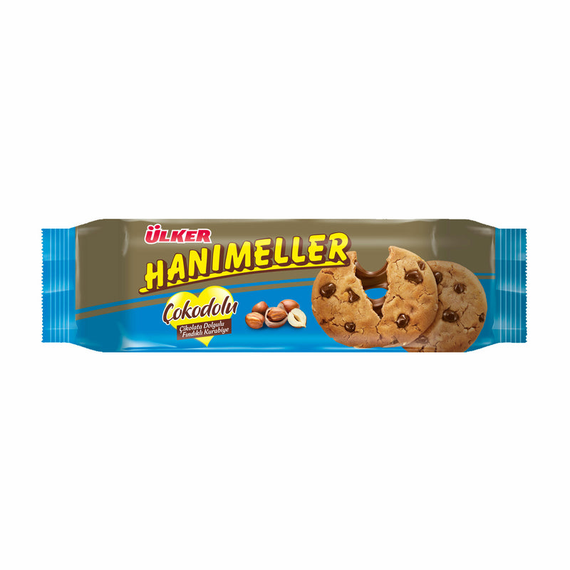 Ülker Hanımeller Cookie with Chocolate Chips and Hazelnuts (Fındıklı Kurabiye) 150g