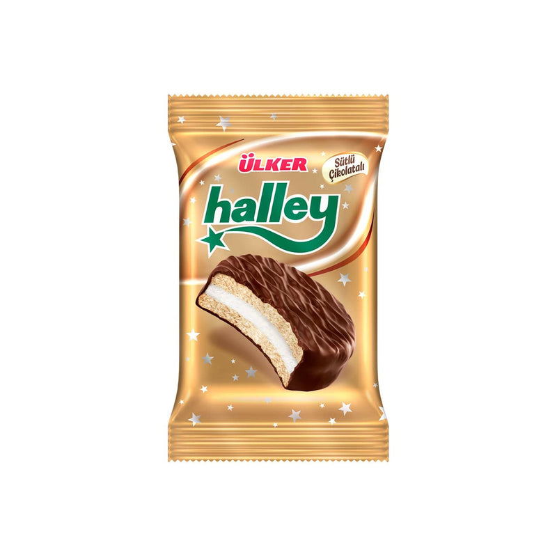 Halley Chocolate-Coated Biscuit (Çikolata Kaplamalı Bisküvi) 30g