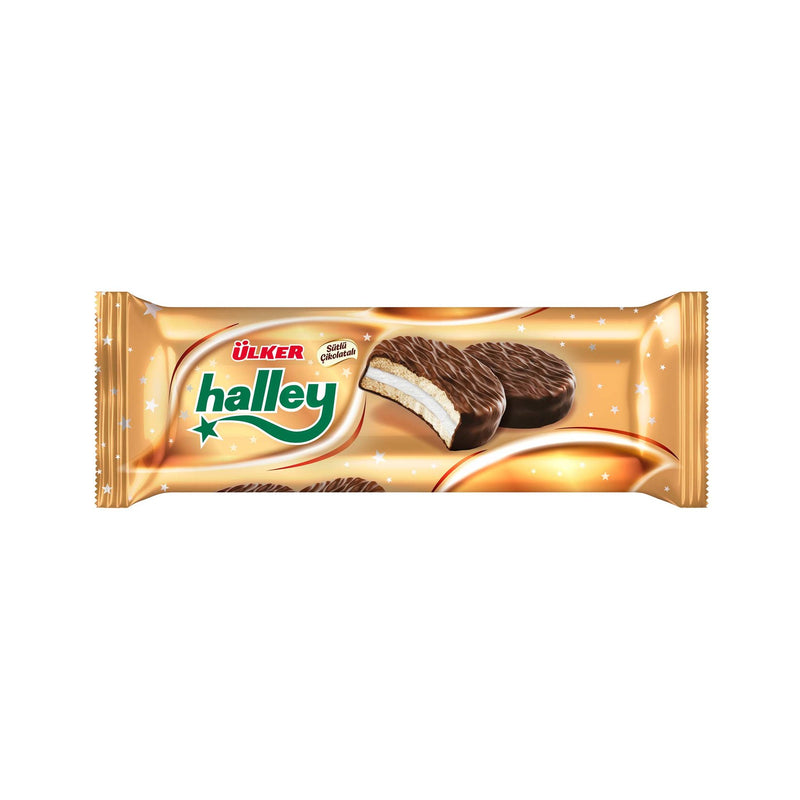 Halley Chocolate-Coated Sandwich Cookies 8 pcs (Çikolata Kaplamalı Sandviç Bisküvi 8'li) 240g