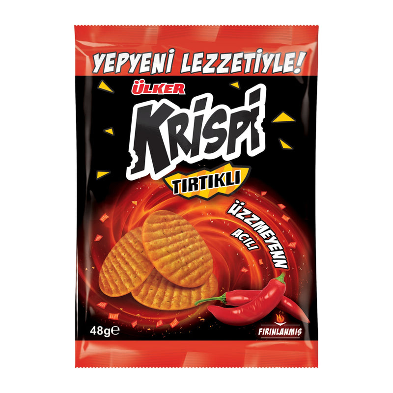 Ülker Krispi Spicy Crackers (Tırtıklı Acılı Kraker) 48g