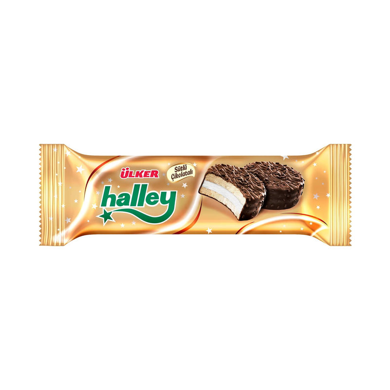Halley Chocolate-Coated Biscuits (Granüllü) 66g