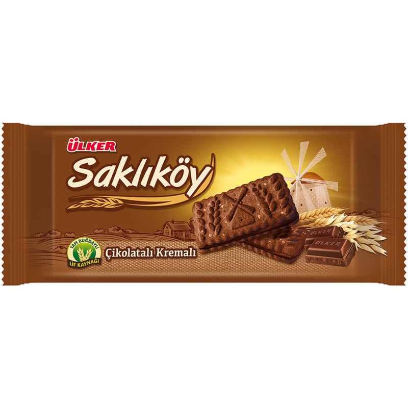 Saklıköy Chocolate Cream Biscuit (Çikolatalı Kremalı Bisküvi) 87g