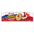 Ülker Raspberry Cream Biscuit (Kremalı Çifte Lezzet Frambuaz Soslu Bisküvi) 165g