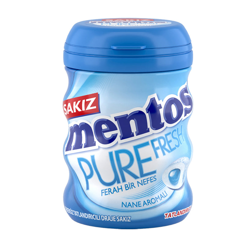Mentos Fresh Mint Chews (Pure Fresh Nane Aromalı Draje Sakız) 60g