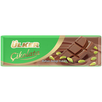 Ülker Pistachio Chocolate Bar (Antep Fıstıklı Çikolata Baton) 32g