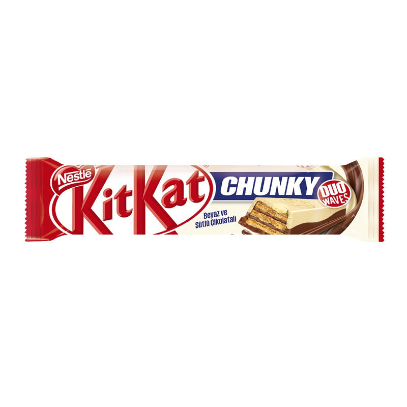 Nestle Kitkat Chunky Duo Chocolate Wafer (Çikolatalı Gofret) 1000x38g