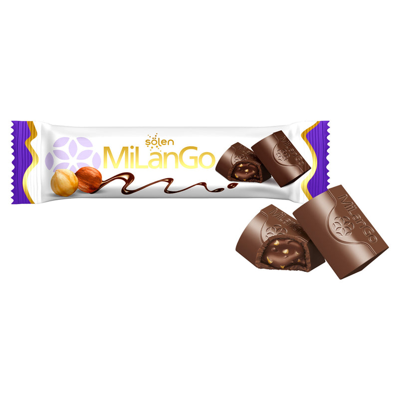Milango Hazelnut Cream-Filled Milk Chocolate (Fındıklı Krema Dolgulu Sütlü Çikolata) 35g