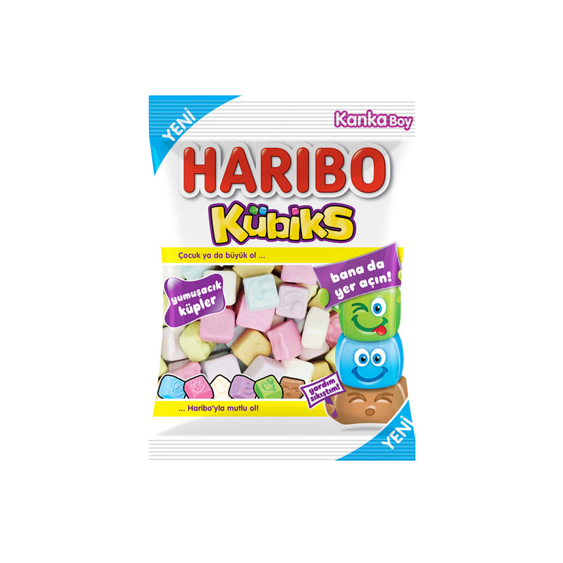 Haribo Kubiks Mix Gummy Candy (Karışık Yumuşak Şekerleme) 80g
