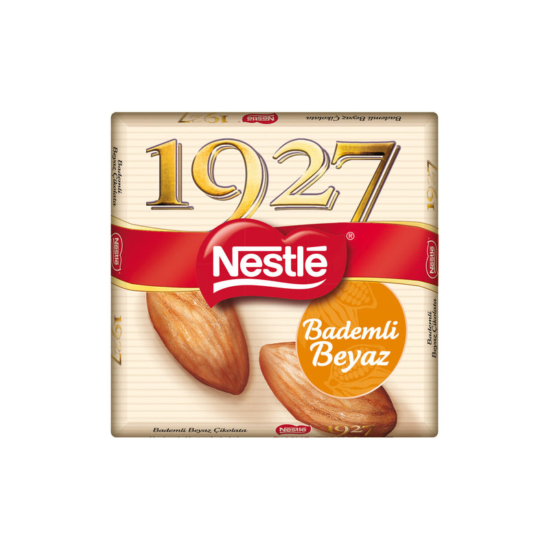 Nestle 1927 White Chocolate with Almonds(Bademli Beyaz Çikolata) 65g