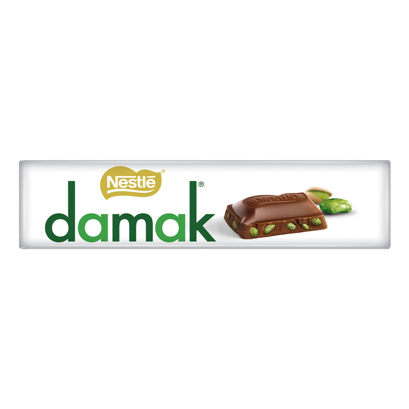 Nestle Damak Milk Chocolate with Pistachios (Antep Fıstıklı Sütlü Baton Çikolata) 30g