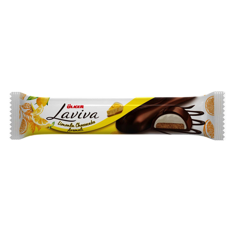 Ülker Laviva Chocolate with Lemon Cheesecake (Limonlu Cheesecake Aromalı Çikolata) 35g
