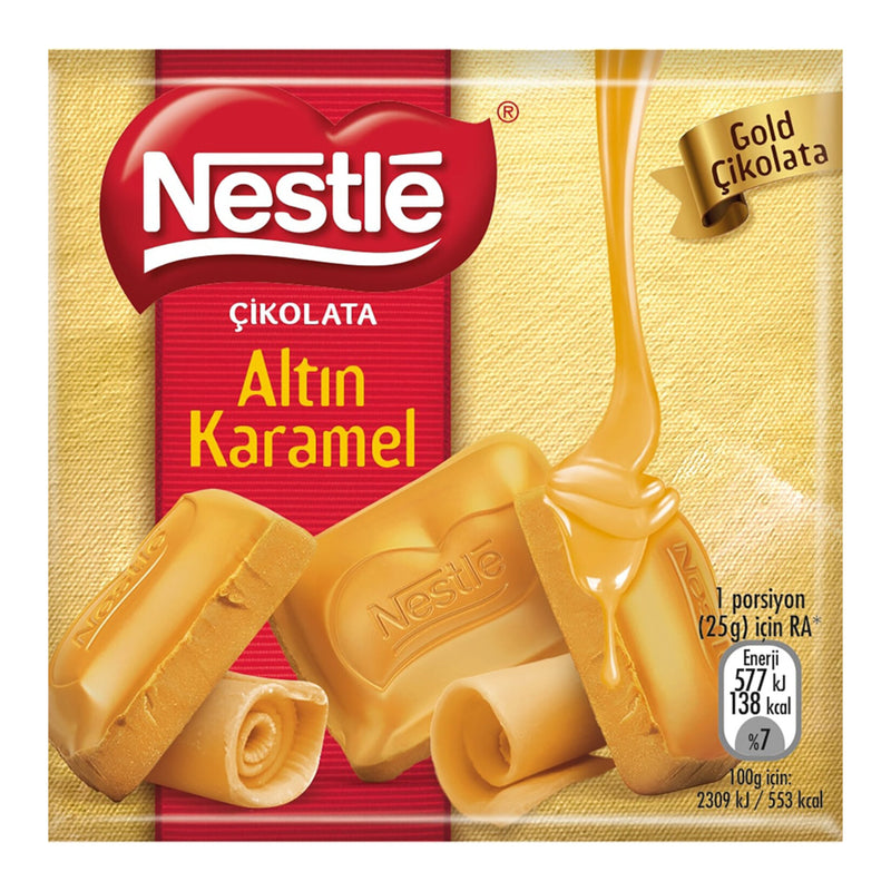 Nestle Caramel Chocolate (Altın Karamel Kare Çikolata) 60g