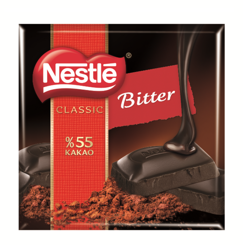 Nestle Classic 55% Bitter Chocolate (Bitter Kare Çikolata) 60g