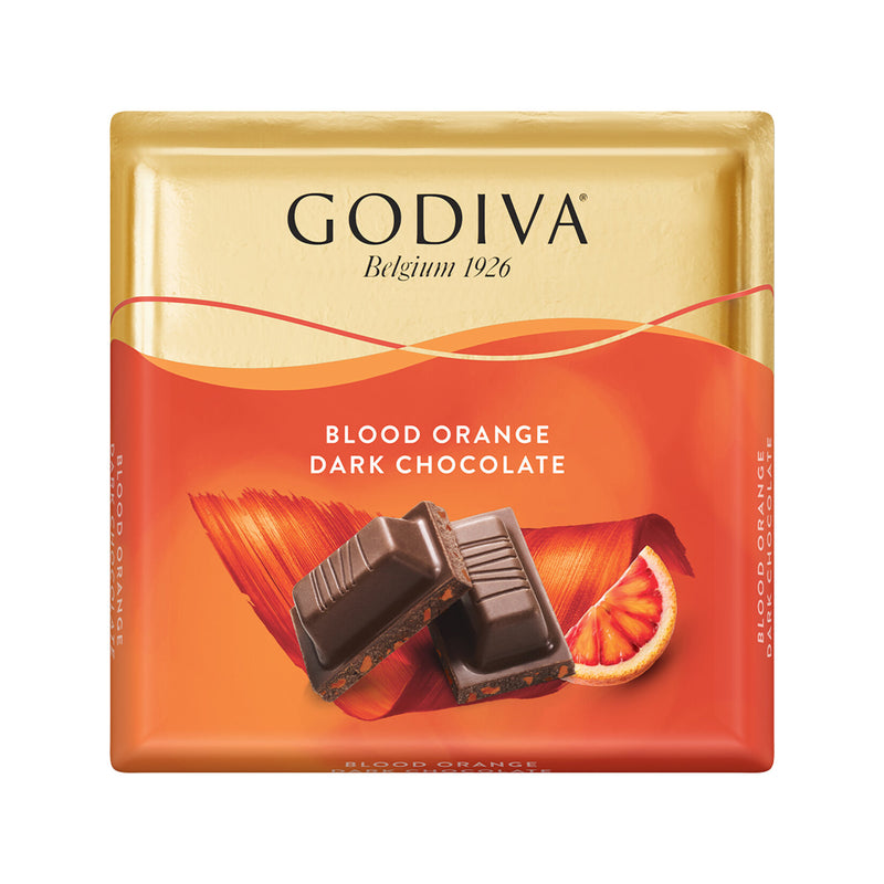 Godiva Blood Orange Dark Chocolate (Kare Kan Portakallı Bitter Çikolata) 60g