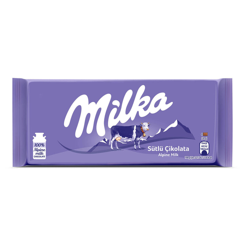 Milka Milk Chocolate (Sütlü Çikolata) 80g
