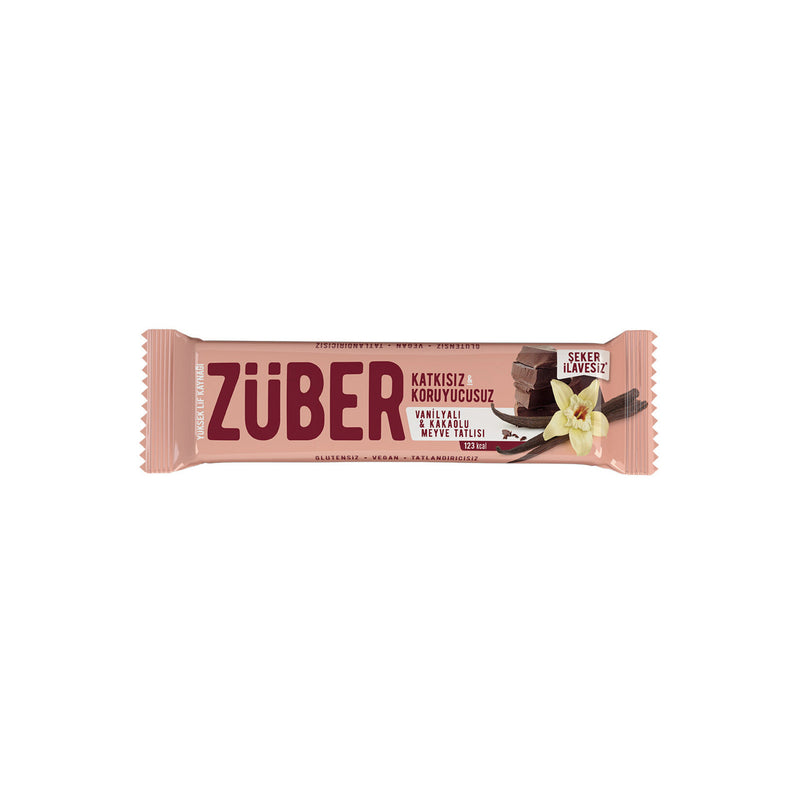 Züber Chocolate & Vanilla Bar (Vanilyalı Çikolatalı Meyve Bar) 40g