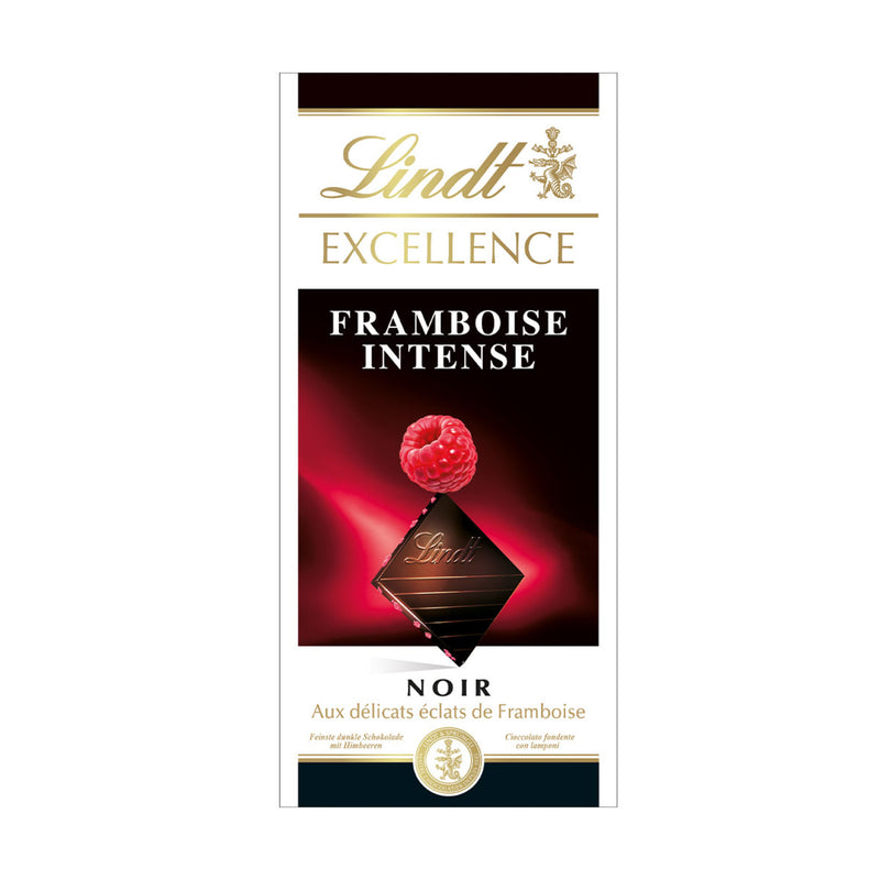 Lindt Excellence Raspberry Intense Dark Chocolate (Frambuazlı Bitter Çikolata) 100g