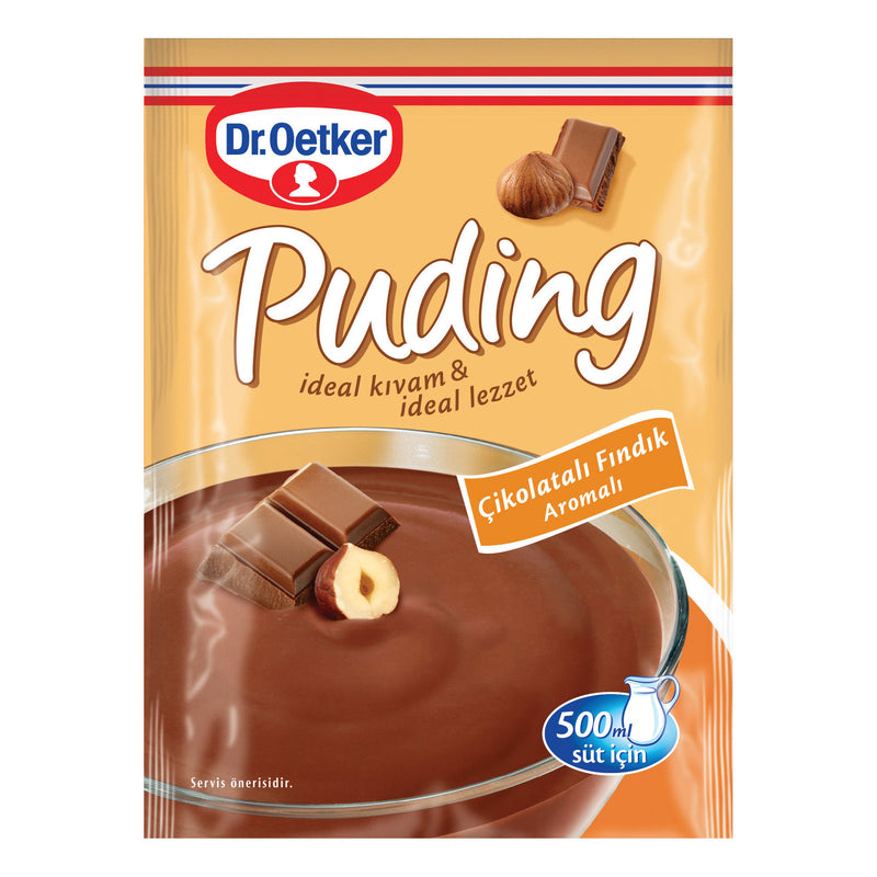 Dr. Oetker Chocolate-Hazelnut Pudding (Çikolatalı Fındık Aromalı Puding) 115g