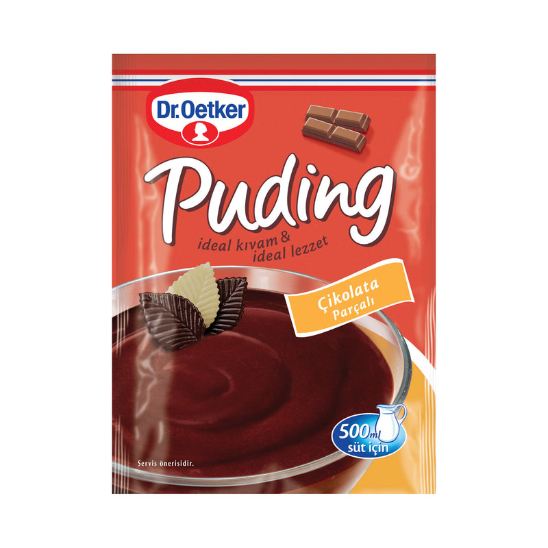 Dr. Oetker Chocolate Pudding (Çikolata Parçalı Puding) 115g