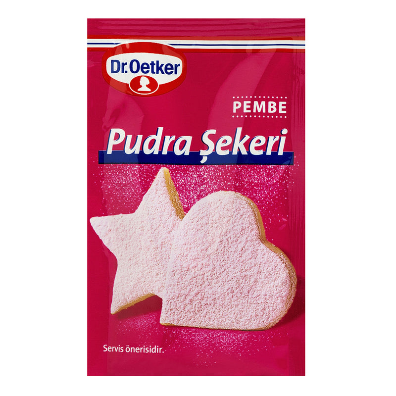 Dr. Oetker Pink Powdered Sugar (Pembe Pudra Şekeri) 15g