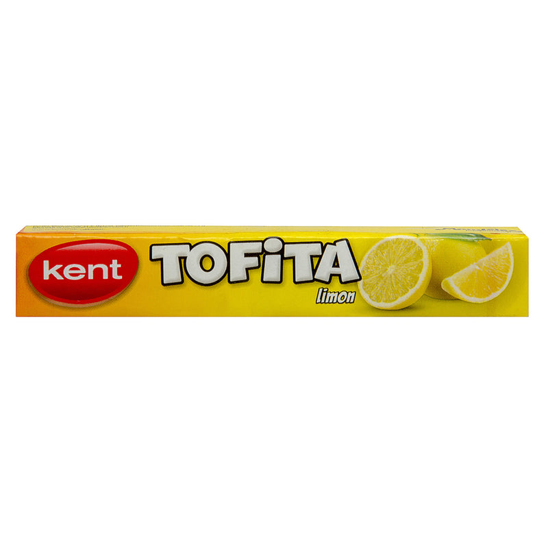 Kent Tofita Lemon Chewy Candy (Limon Aromalı Meyve Sulu Toffe Şeker) 47g