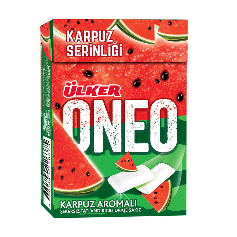 Oneo Watermelon Gum (Karpuz Aromalı Draje Sakız) 21g