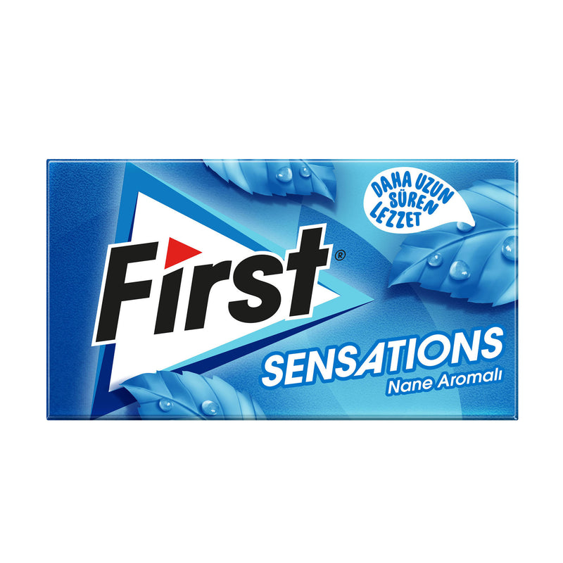 First Sensations Mint Gum (Nane Ferahlığı Nane Aromalı Sakız) 27g
