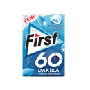 First 60 Minutes Sugar-Free Mint Gum (60 Dakika Ferahlık Nane Aromalı Sakız) 20g