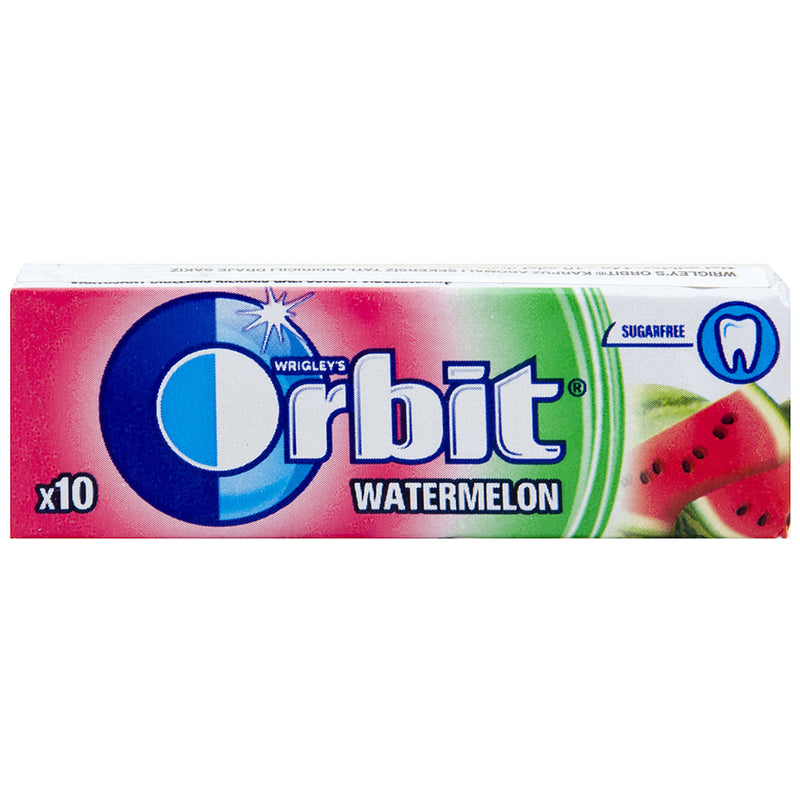 Orbit Watermelon Sugar-Free Gum (Karpuz Aromalı Şekersiz Sakız) 14g