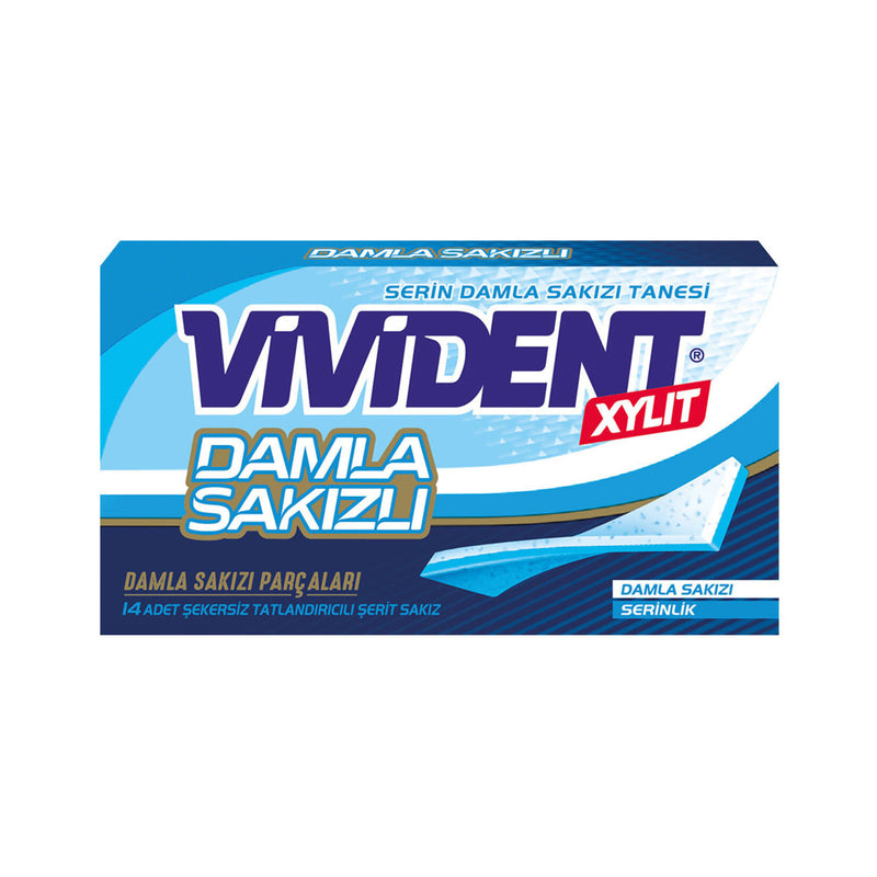Vivident Mastic Resin Chewing Gum (Damla Sakızlı) 26g