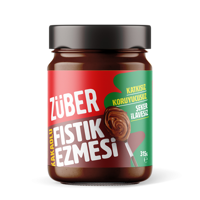 Züber Peanut Butter with Cocoa and Honey (Kakaolu Ballı Fıstık Ezmesi) 315g