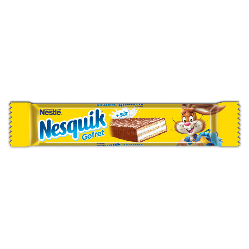 Nestle Nesquik Milk Chocolate Wafer (Gofret Sütlü Çikolata) 26g