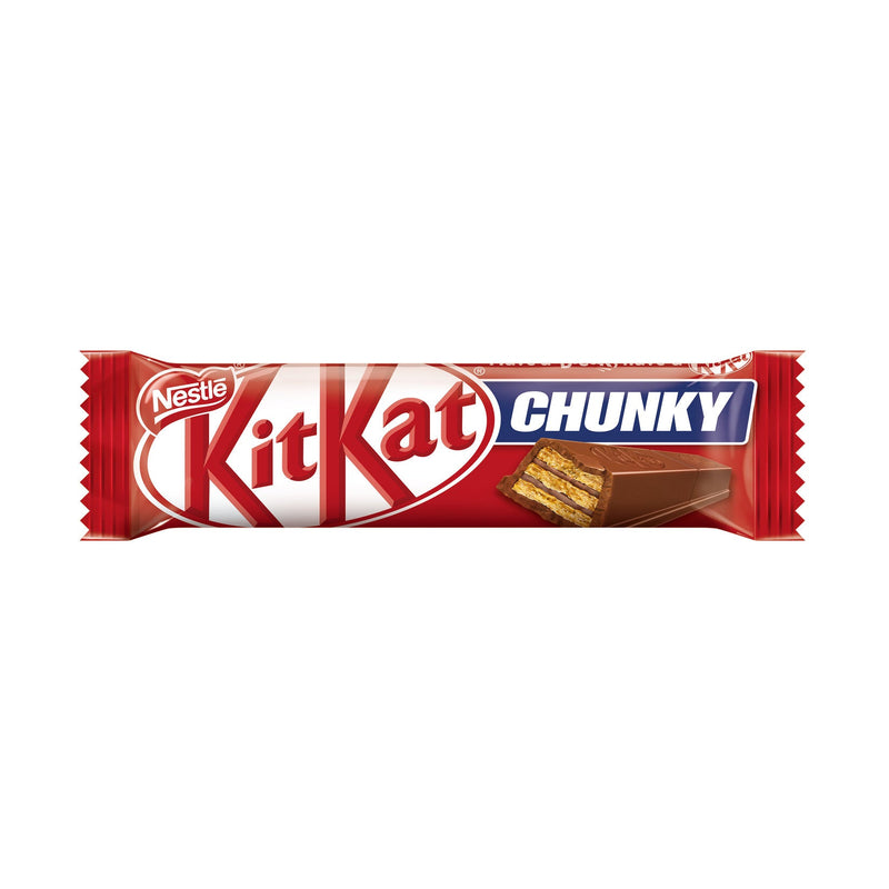 Nestle Kitkat Chunky Extra Milk Chocolate Wafer (Bol Sütlü Çikolatalı Gofret) 1000x38g