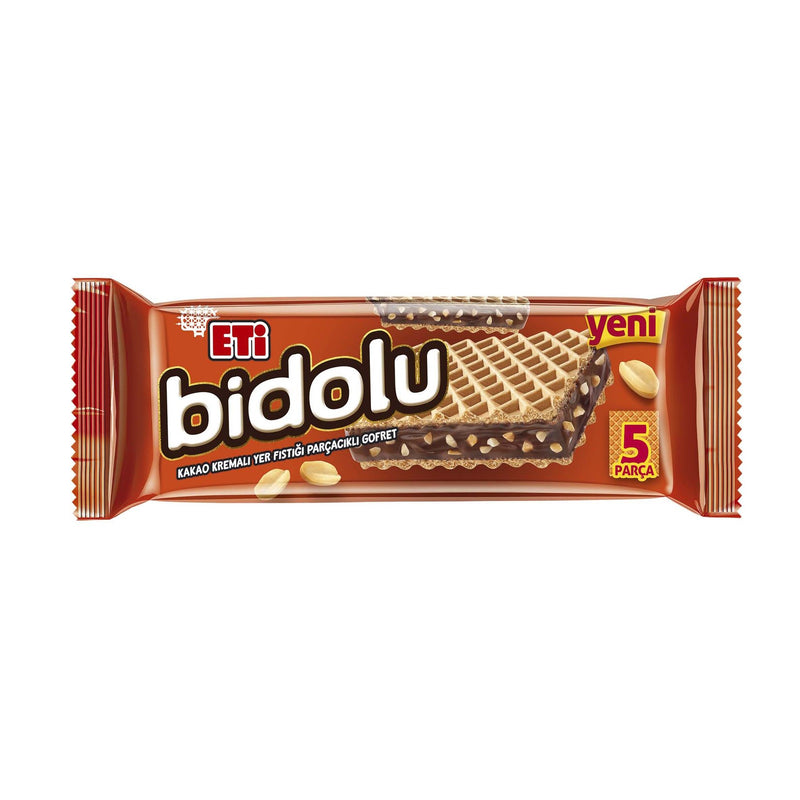 Eti Bidolu Cocoa Cream Peanut Wafer (Kakao Kremalı Yerfıstıklı Gofret) 81g