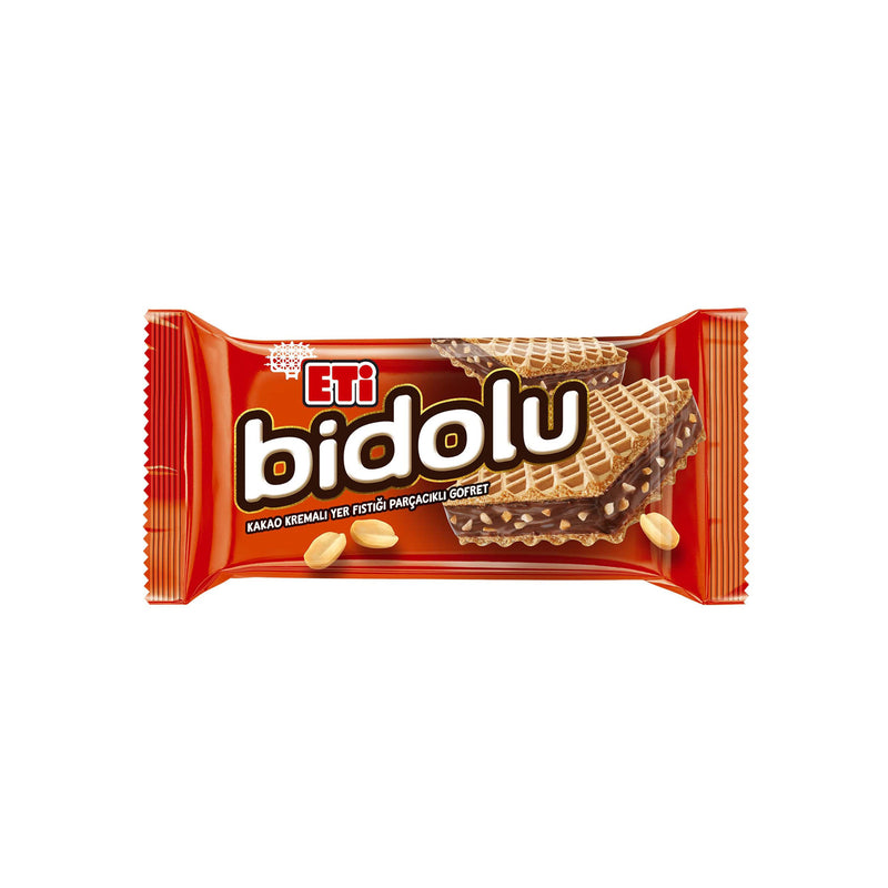 Eti Bidolu Cocoa Cream Peanut Wafer (Kakao Kremalı) 36g